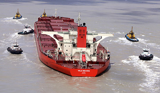 China retira embargo a mega navios de minrio da Vale